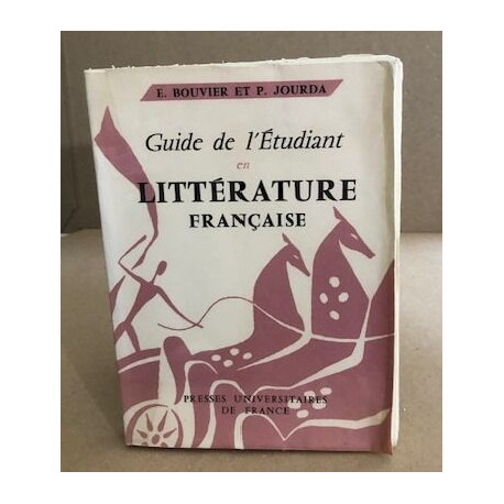 Guide l'étudiant en littérature française