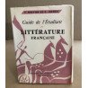 Guide l'étudiant en littérature française