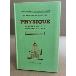 Physique / classes de 2° C