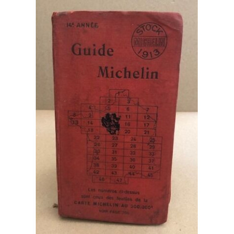 Guide michelin 1913
