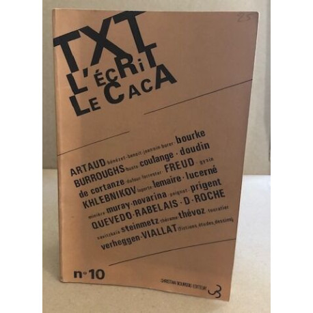 TXT l'écrit le caca n° 10