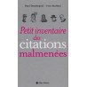 Petit Inventaire Des Citations Malmenees