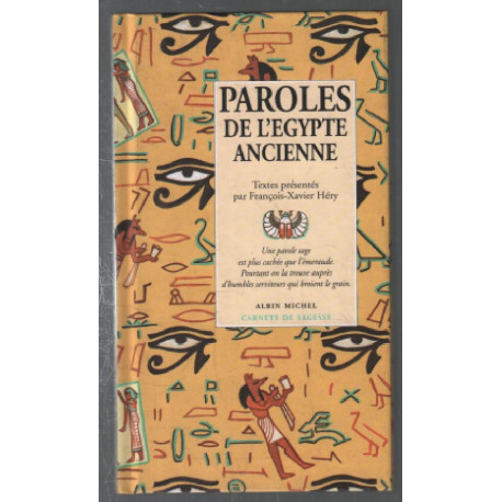 Paroles de l'Egypte ancienne