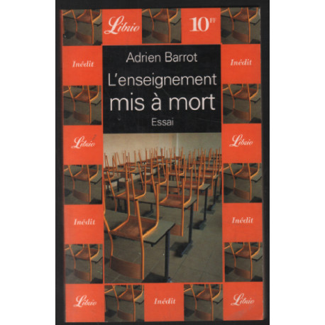 L'Enseignement mis à mort (essai)