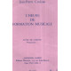 L'heure de formation musicale préparatoire 1