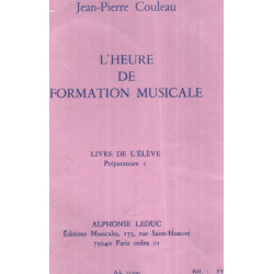 L'heure de formation musicale préparatoire 1