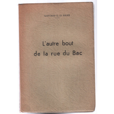 L'autre bout de la rue du bac