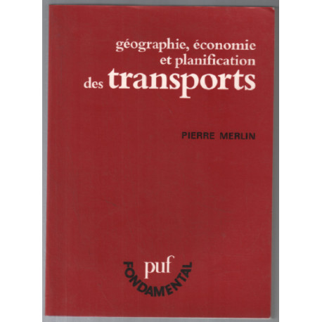 Géographie économie et planification des transports