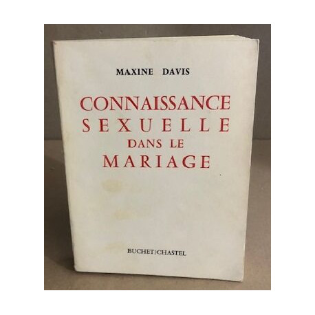 Connaissance sexuelle dans le mariage