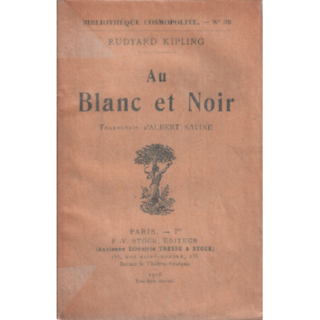 Au blanc et noir / traduction d'albert savine