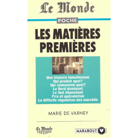 Les matières premières