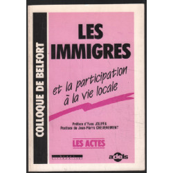 Les immigrés et la participation à la vie locale (colloque de belfort)