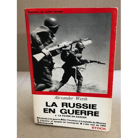 La russie en guerre. tome 1 : la patrie en danger - prélude à la...