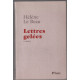 Lettres gelées