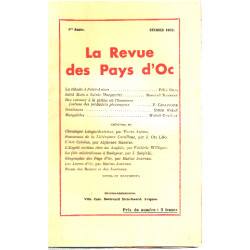 La revue des pays d'oc/ fevrier 1932