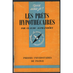 Les prêts hypothécaires