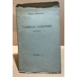 Tombeau d'orphée ( fragment ) / edition originale numérotée