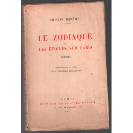 Le zodiaque ou les étoiles sur paris