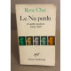 Le nu perdu et autres poemes 1964-1975