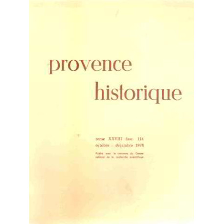 Provence histoire / tome XVIII/ fascicule 114