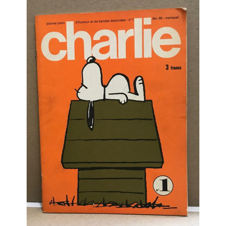 CHARLIE. Journal plein d'humour et de bandes dessinées.n° 1