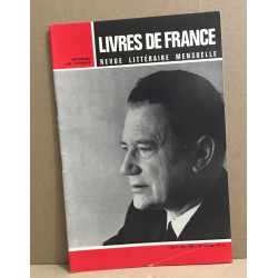 Livres de France Revue littéraire mensuelle/ mai 1967 / nuémro...