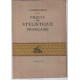 Précis de stylistique francaise