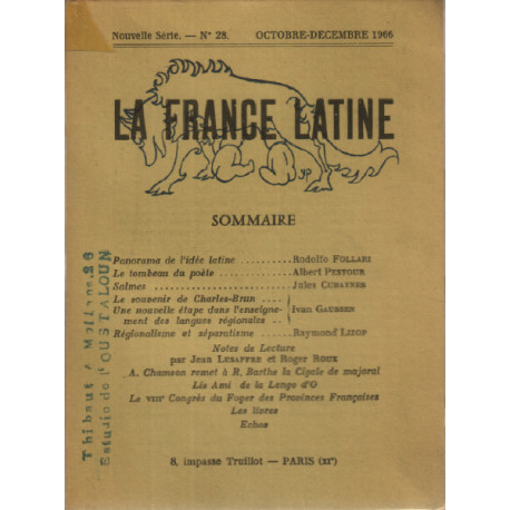 La france latine n° 28