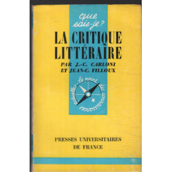 La critique littéraire