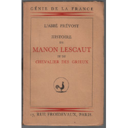Histoire lescaut et du chevalier des grieux