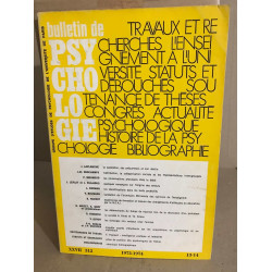 Bulletin de psychologie n°312 / revue bimestrielle / articles sur...