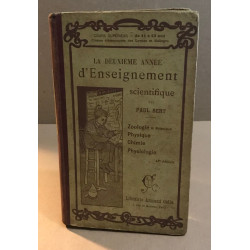 La deuxieme année d'enseignement scientifique / zoologie physique...