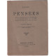 Pascal : pensées (édition nouvelle revue sur les manuscrits)