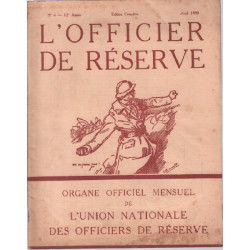L'officier de réserve n° 4 - 12e année ( 1933 )