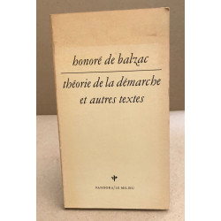 Theorie de la demarche: Et autres textes (Le Milieu) (French Edition)