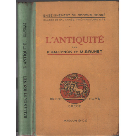 L'antiquité : orient grèce et rome ( classe de 6e )
