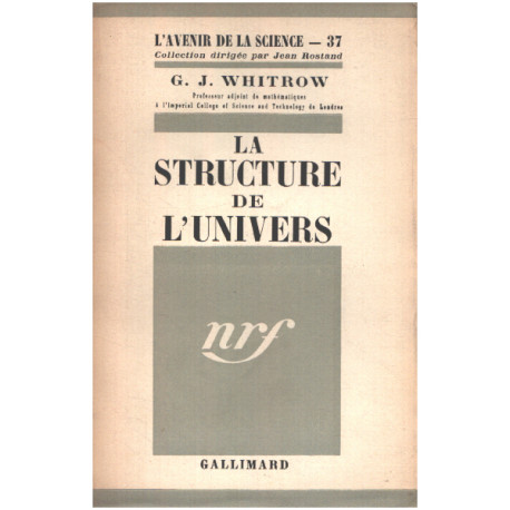 La structure de l'univers