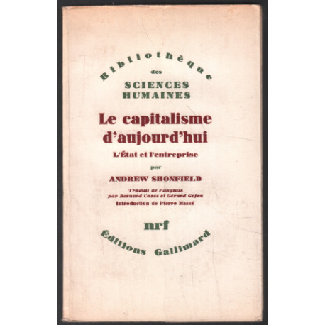 Le capitalisme d'aujourd'hui