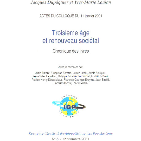 Troisieme age et renouveau sociétal / chronique des livres
