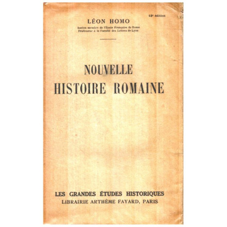 Nouvelle histoire romaine