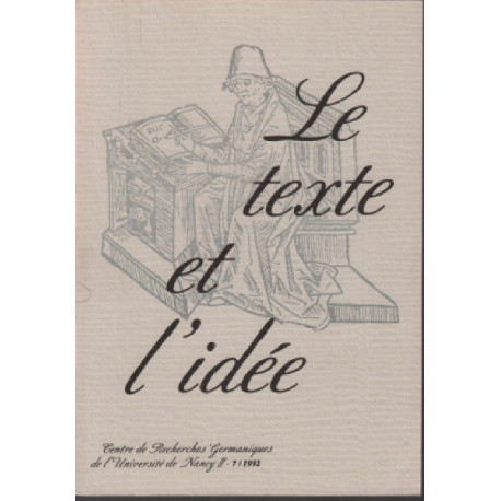 Le texte et l'idée n° 7