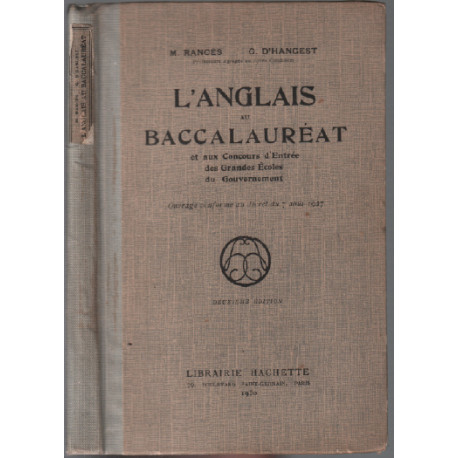 L'anglais au baccalauréat