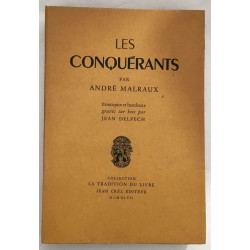 Les conquérants (frontispice et bandeaux gravés sur bois par Jean...