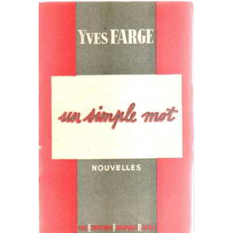 Un simple mot