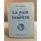 La paix dans la tempête
