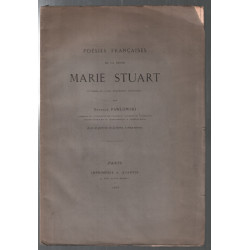 Poésies francaises de la reine Marie Stuart (portrait en frontispice)