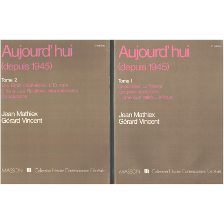 Aujourd'hui depuis 1945 / 2 tomes