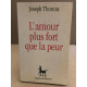 L'amour plus fort que la peur