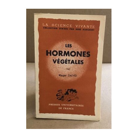 Les hormones végétales
