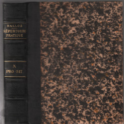 Répertoire pratique de législation de doctrine et de jurisprudence...